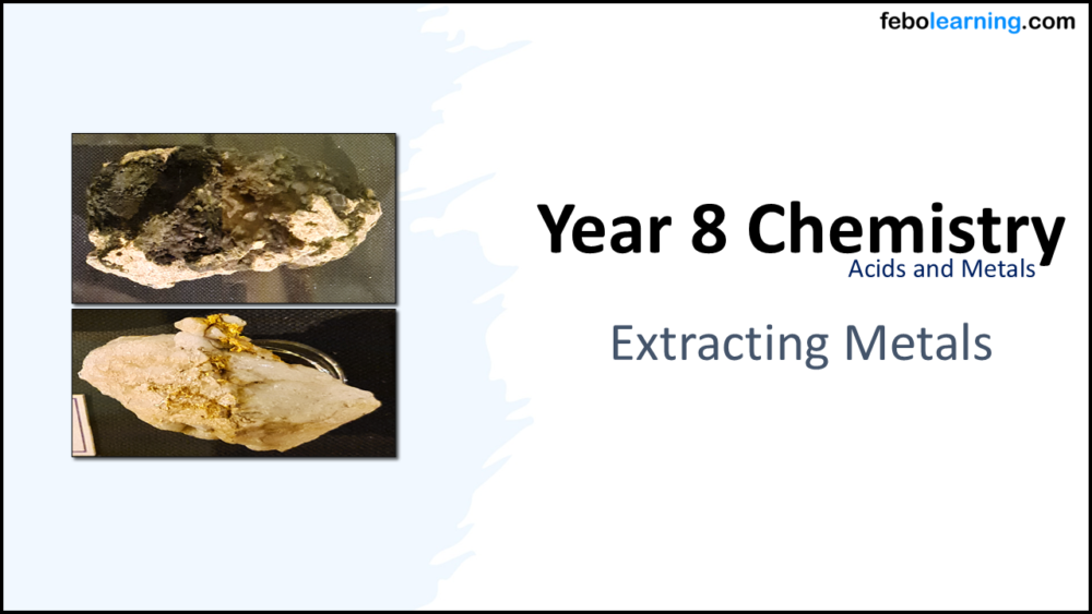 Year-8 Chemistry Metals and Acids Extracting Metals Title