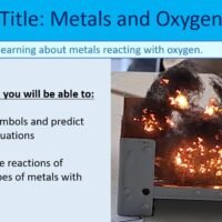 Year-8 Chemistry Metals and Acids Metals and Oxygen Objectives