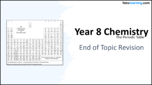 Year-8 Chemistry Periodic Table End of Topic Revision Title Year-8 Chemistry Periodic Table End of Topic Revision Title