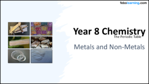 Year-8 Chemistry Periodic Table Metals and Non-Metals Title Year-8 Chemistry Periodic Table Metals and Non-Metals Title