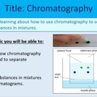 Year-8 Chemistry Separating Substances Chromatography Objectives