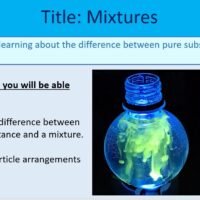 Year-8 Chemistry Separating Substances Mixtures Objectives