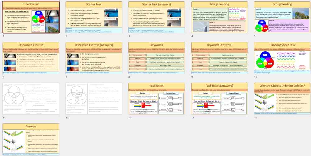 lesson slide thumbnails